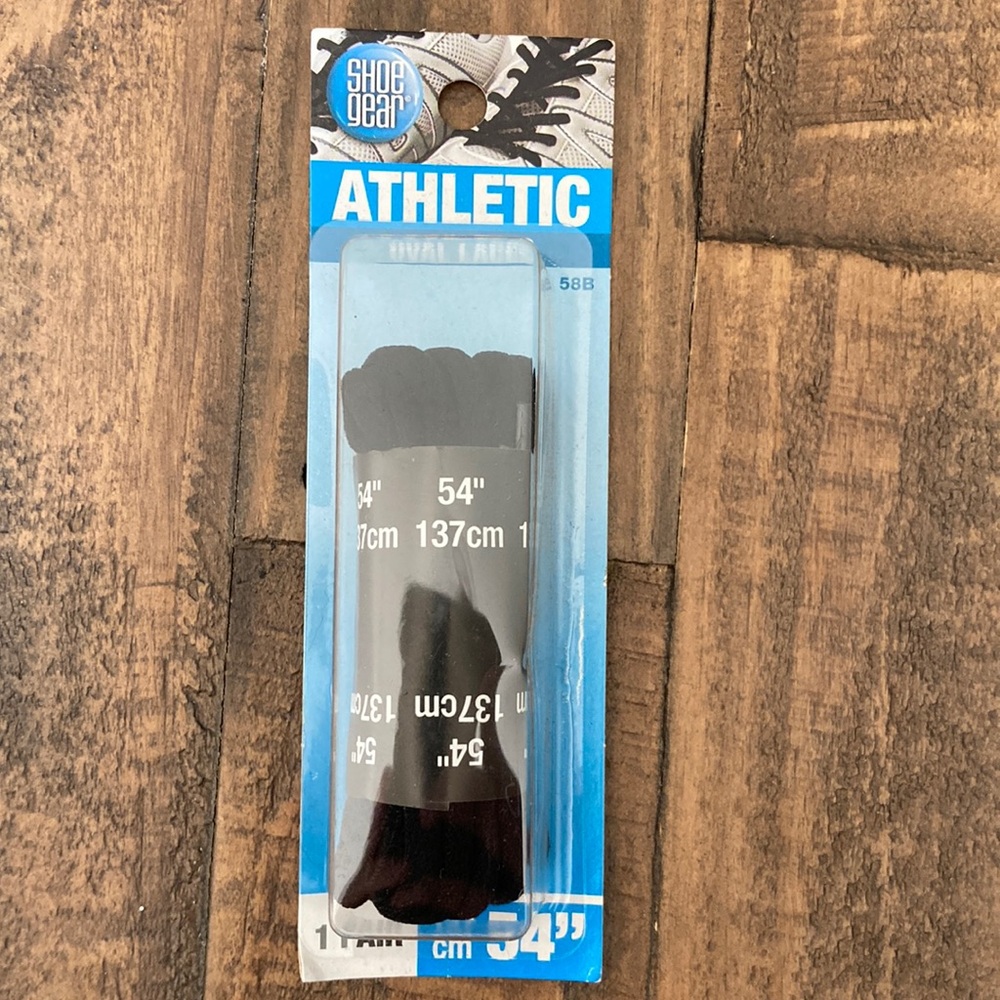 Black shoe laces.
